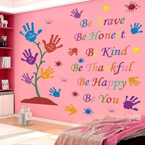 Colorful Inspirational Wall Decals for Kids Room