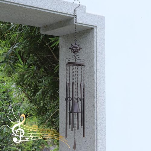 Sun-Facing Wind Chimes for Outdoor Decor