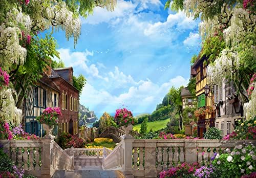 Venice Garden Wall Mural 151x105 Inch Stickers