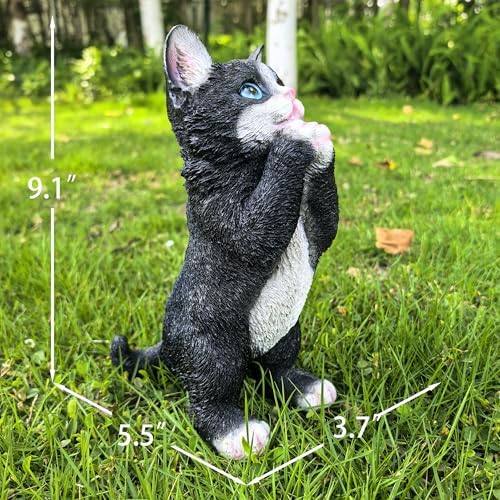 Playful Cat Statue Kitten Garden Decor