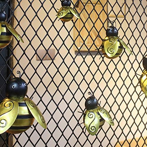 Wakauto Golden Metal Bee Wall Hanging Decor
