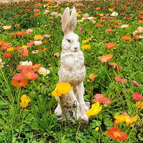Realistic Large Rabbit Statue Garden Decor 30 High