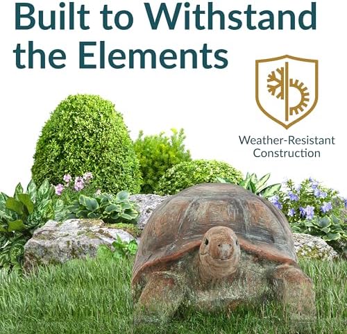Sunnydaze Talia Turtle Garden Decor Statue