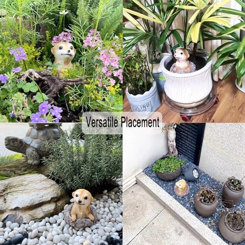 WTREEW Meerkat Garden Statue - Playful Outdoor Decor