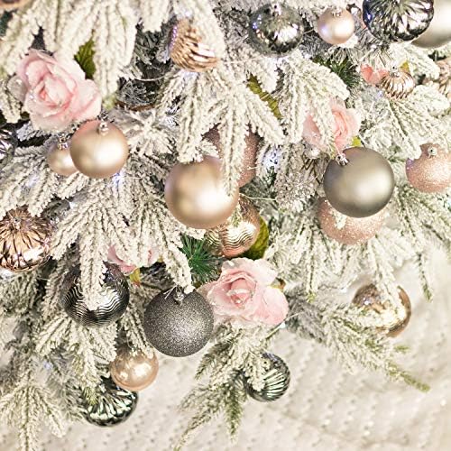 KI Store 315-Inch Gray Christmas Balls 20pcs