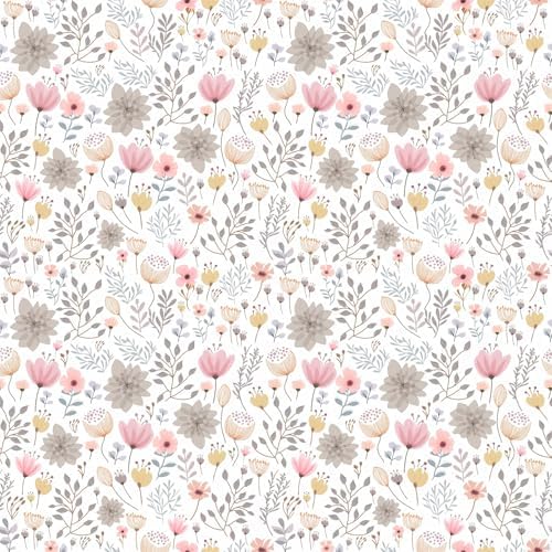 Kazova Floral Leaf Wall Stickers Peel and Stick