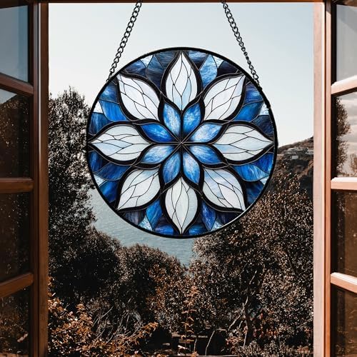 Stained Glass Window Hanging Suncatcher 118 in