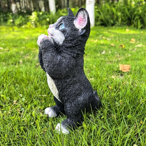 Playful Cat Statue Kitten Garden Decor