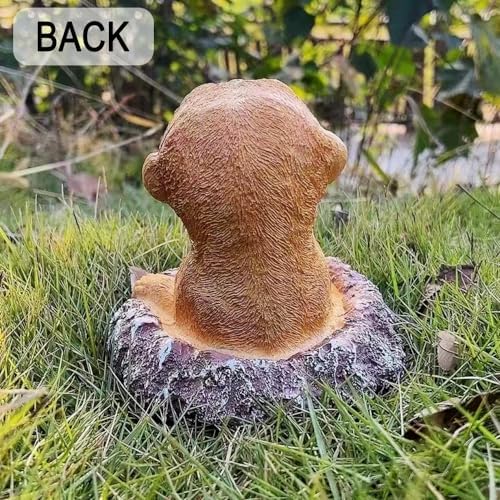WTREEW Meerkat Garden Statue - Playful Outdoor Decor
