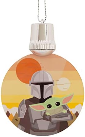 Hallmark The Mandalorian and Grogu Christmas Ornament with Light
