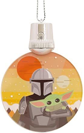 Hallmark The Mandalorian and Grogu Christmas Ornament with Light