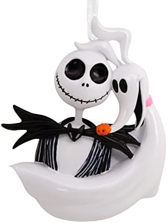 Hallmark Disney Tim Burton Nightmare Before Christmas Jack Skellington Zero Ornament