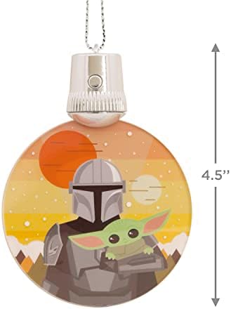 Hallmark The Mandalorian and Grogu Christmas Ornament with Light